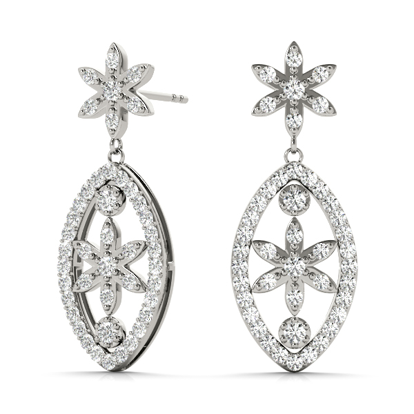 Daniel Natural Prong Set Diamond Earrings