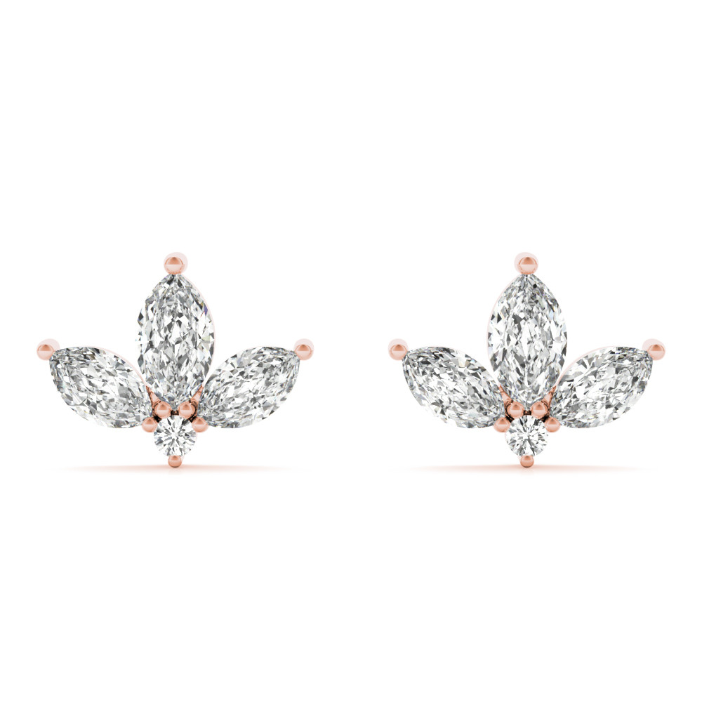 Badah Lab-Created  Diamond Earrings