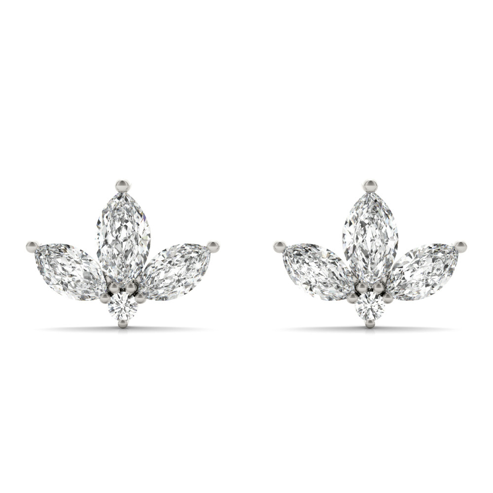 Badah 0.37 Carat Lab-Created  Diamond Earrings
