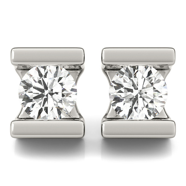 0.2 Ct Lab-Created Diamond Round Cut  Enya Studs Earrings in Silver 925