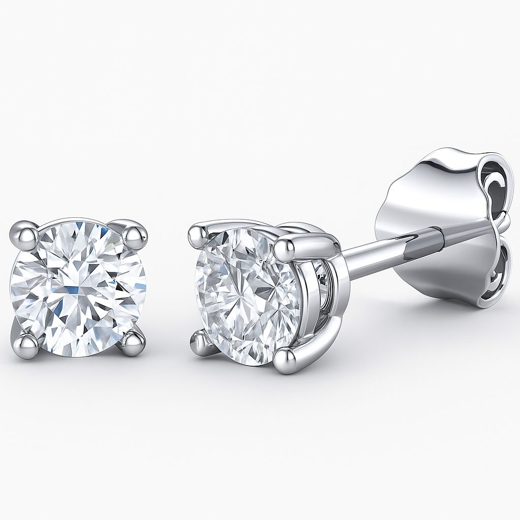 Dorathi Natural 4 Prong Studs Diamond Earrings