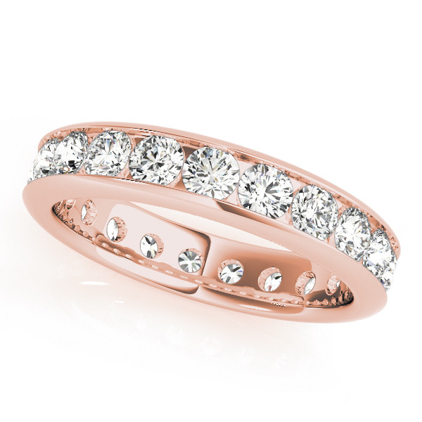 Elyssa Natural Channel Set  Diamond Ring