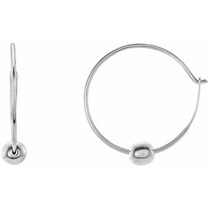 Diya Traditional Earrings in 9K White Gold