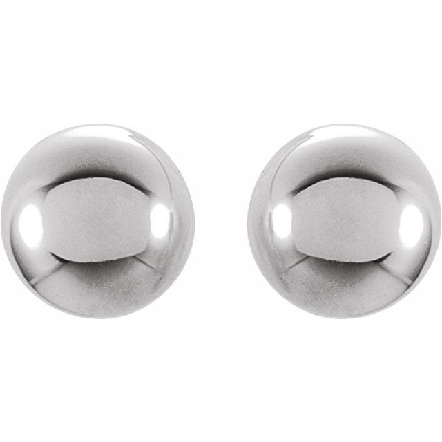 Dagny Traditional Earrings in 9K White Gold