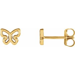 Dawha Traditional Earrings in 9K White Gold