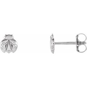 Davene Traditional Earrings in 9K White Gold