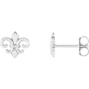 Darva Traditional Earrings in 9K White Gold
