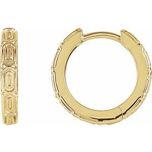 Damalis Traditional Earrings in 9K White Gold