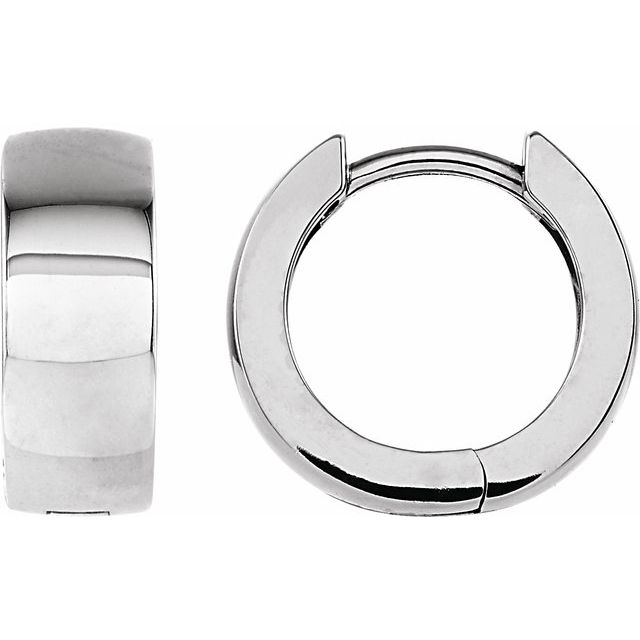 Dafna Traditional Earrings in 9K White Gold