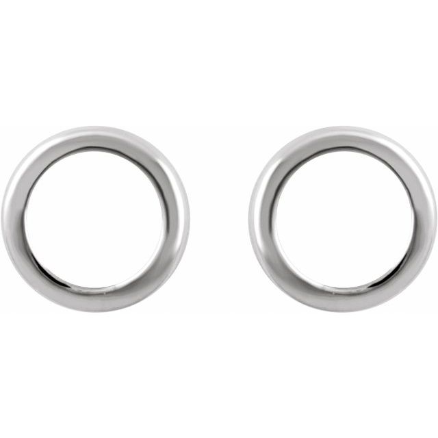 Darcelle Traditional Earrings in 9K White Gold