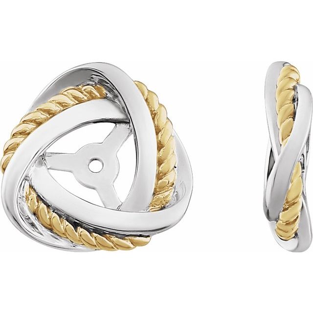 Dianey Traditional Earrings in 9K White Gold