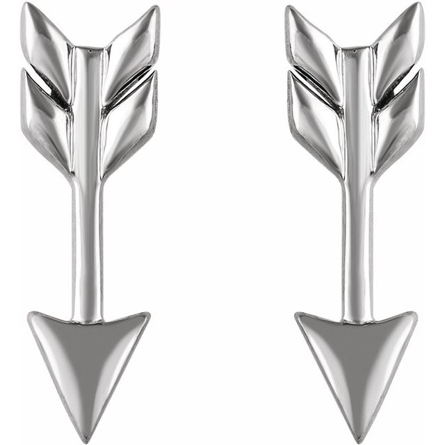 Devaansh Traditional Earrings in 9K White Gold