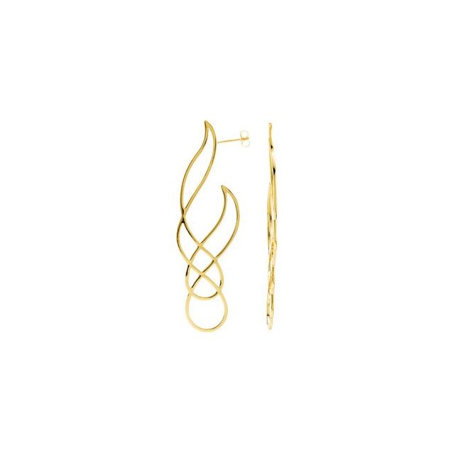 Denita Traditional Earrings in 9K White Gold