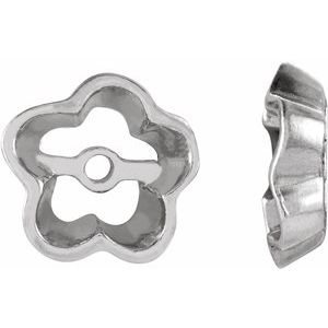 Dido Traditional Earrings in 9K White Gold