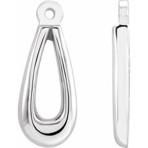 Didrika Traditional Earrings in 9K White Gold