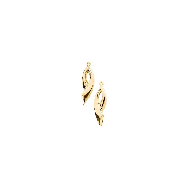 Dominga Traditional Earrings in 9K White Gold