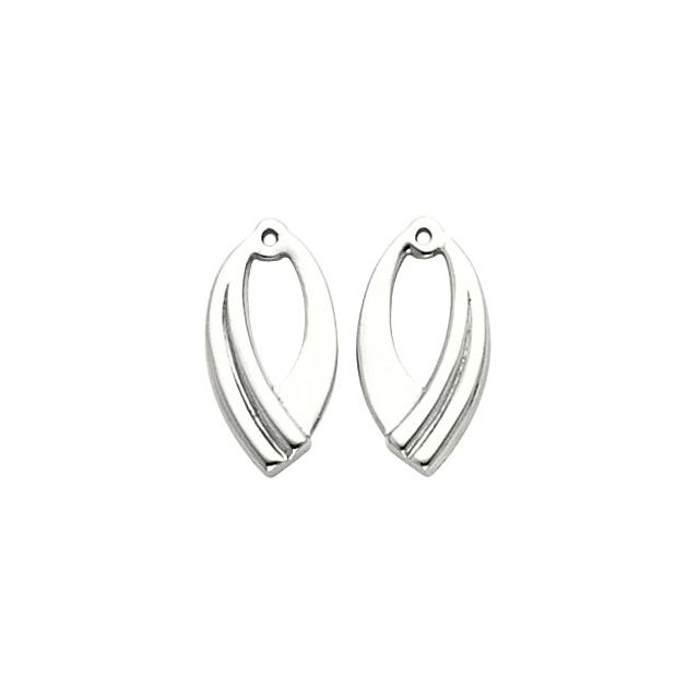 Demiyah Traditional Earrings in 9K White Gold