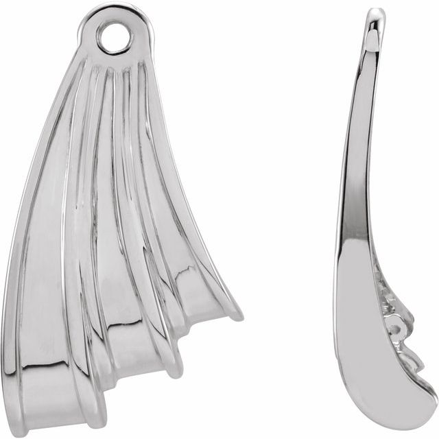 Dawnette Traditional Earrings in 9K White Gold