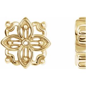 Dylynn Traditional Earrings in 9K White Gold