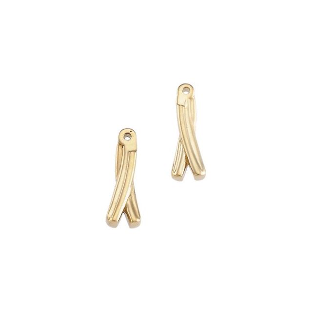 Damira Traditional Earrings in 9K White Gold