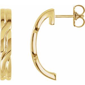 Dores Traditional Earrings in 9K White Gold