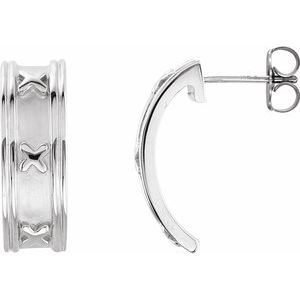Dorotha Traditional Earrings in 9K White Gold