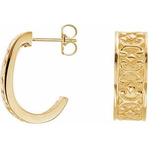 Dorika Traditional Earrings in 9K White Gold