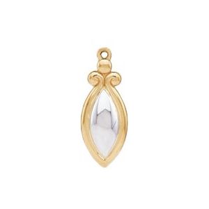 Dorea Traditional Earrings in 9K White Gold
