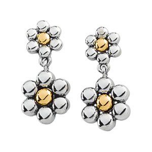 Denisa Traditional Earrings in 9K White Gold