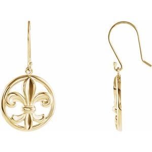 Danaye Traditional Earrings in 9K White Gold