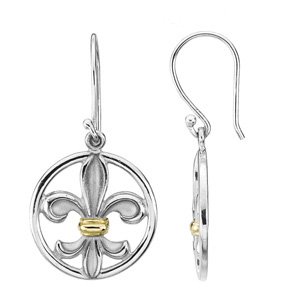 Deevena Traditional Earrings in 9K White Gold