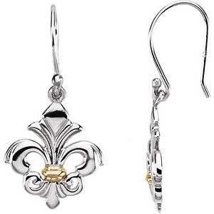Dylana Traditional Earrings in 9K White Gold