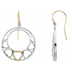 Dabria Traditional Earrings in 9K White Gold