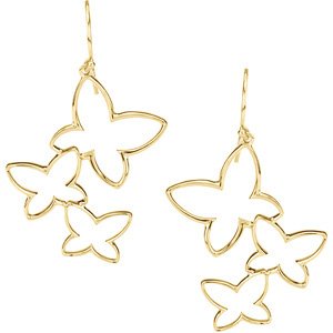 Dyanne Traditional Earrings in 9K White Gold
