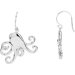 Dorota Traditional Earrings in 9K White Gold