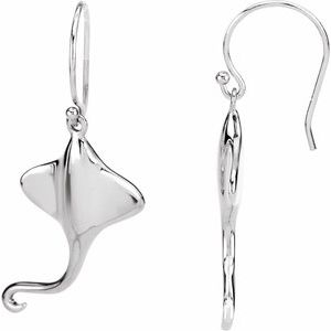 Danalyn Traditional Earrings in 9K White Gold