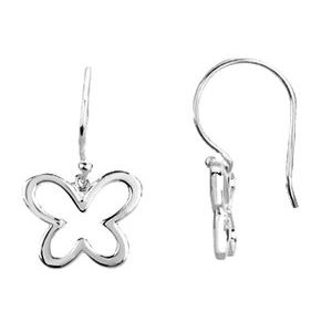 Dafina Traditional Earrings in 9K White Gold