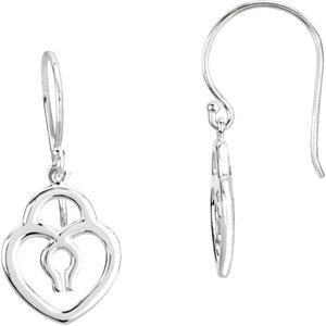 Deeanna Traditional Earrings in 9K White Gold