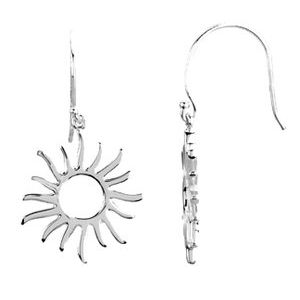 Demie Traditional Earrings in 9K White Gold