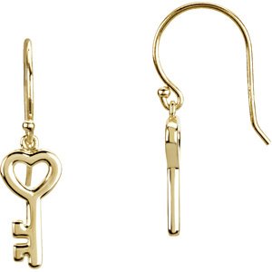 Deira Traditional Earrings in 9K White Gold