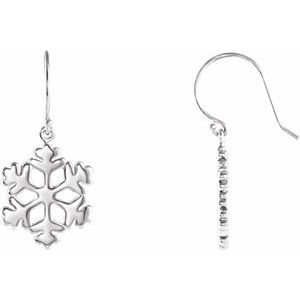Devonna Traditional Earrings in 9K White Gold