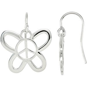 Denica Traditional Earrings in 9K White Gold