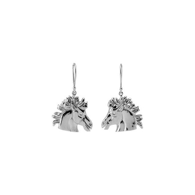 Diera Traditional Earrings in 9K White Gold
