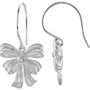 Delinda Traditional Earrings in 9K White Gold