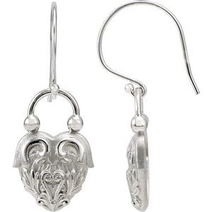 Deedra Traditional Earrings in 9K White Gold