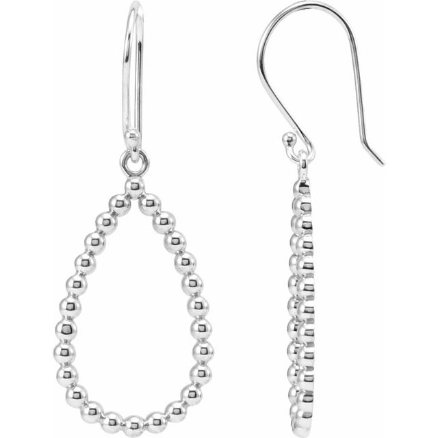 Denese Traditional Earrings in 9K White Gold