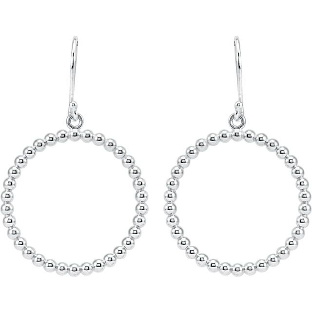 Dejana Traditional Earrings in 9K White Gold