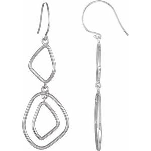 Darcus Traditional Earrings in 9K White Gold