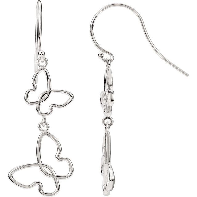 Demira Traditional Earrings in 9K White Gold