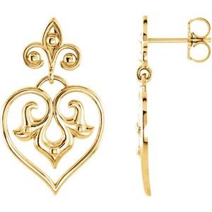 Daizi Traditional Earrings in 9K White Gold